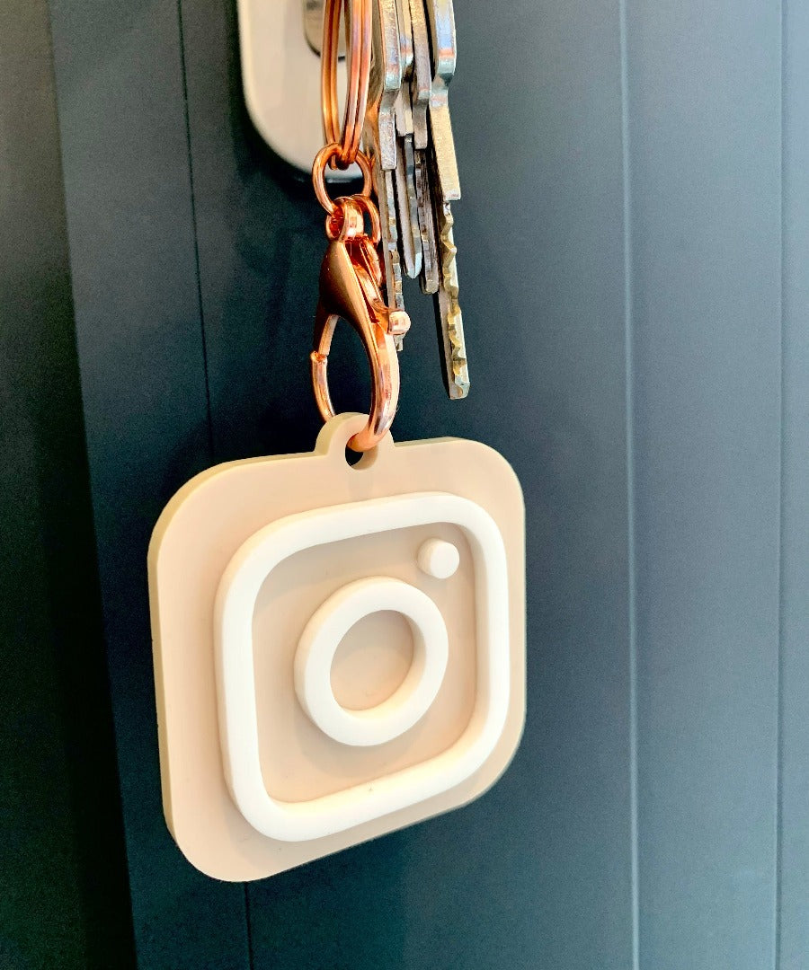 Schlüsselanhänger Instagram mit deinem Account Link